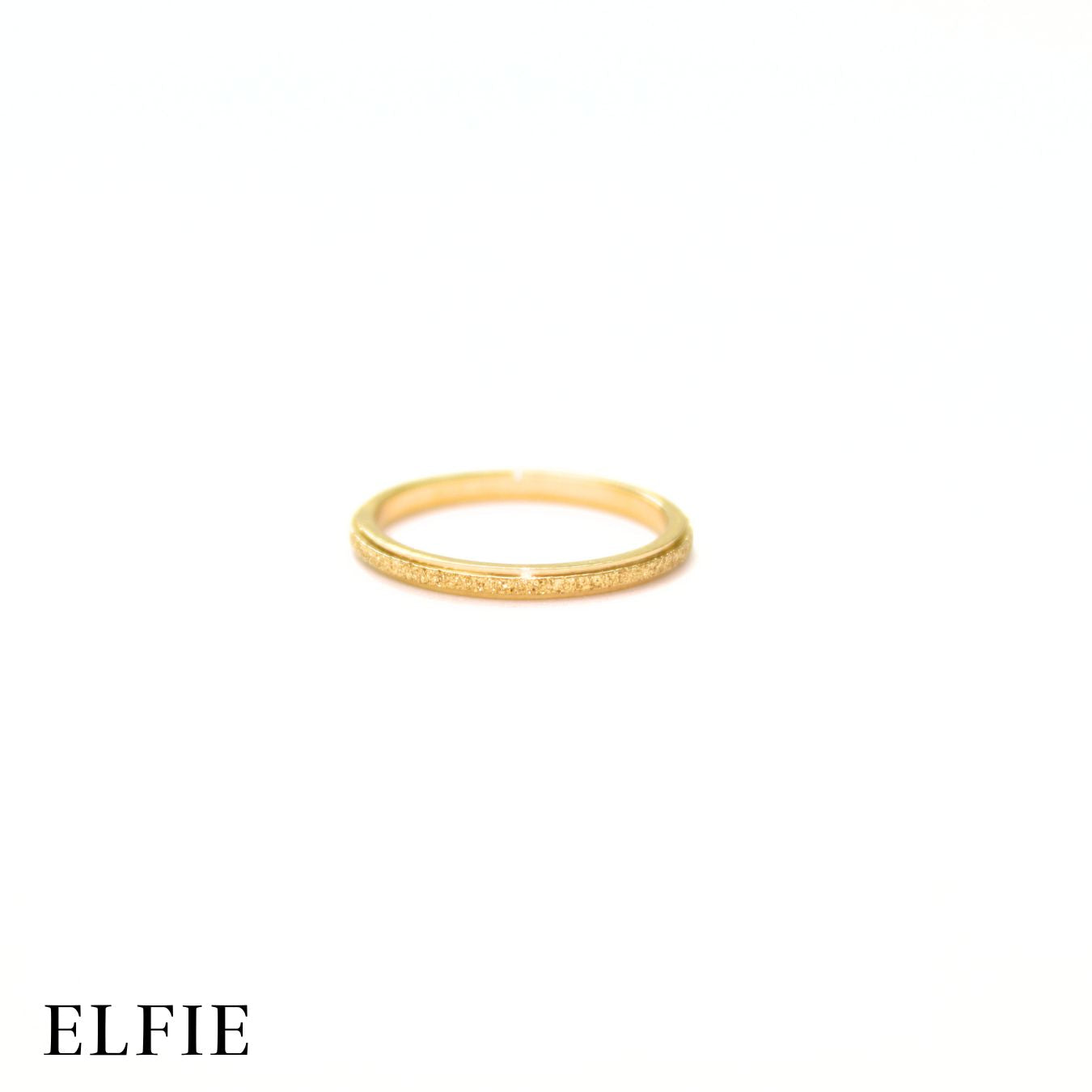 Shiny Slim Strip Titanium Ring