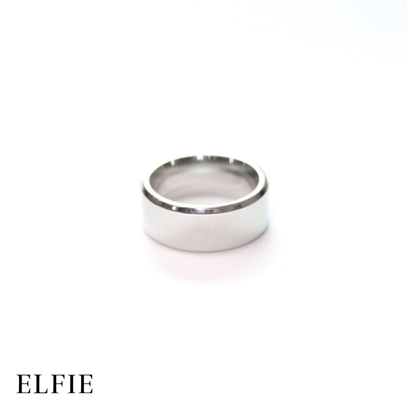 Masculine Plain Gloss Titanium Ring