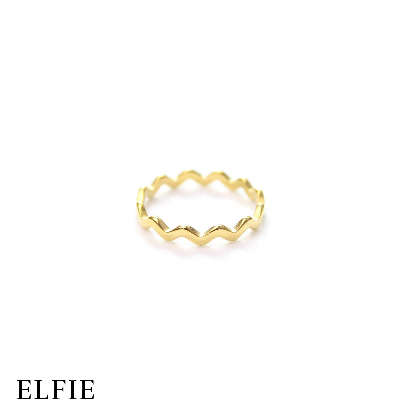 Multiple W Shape Titanium Ring