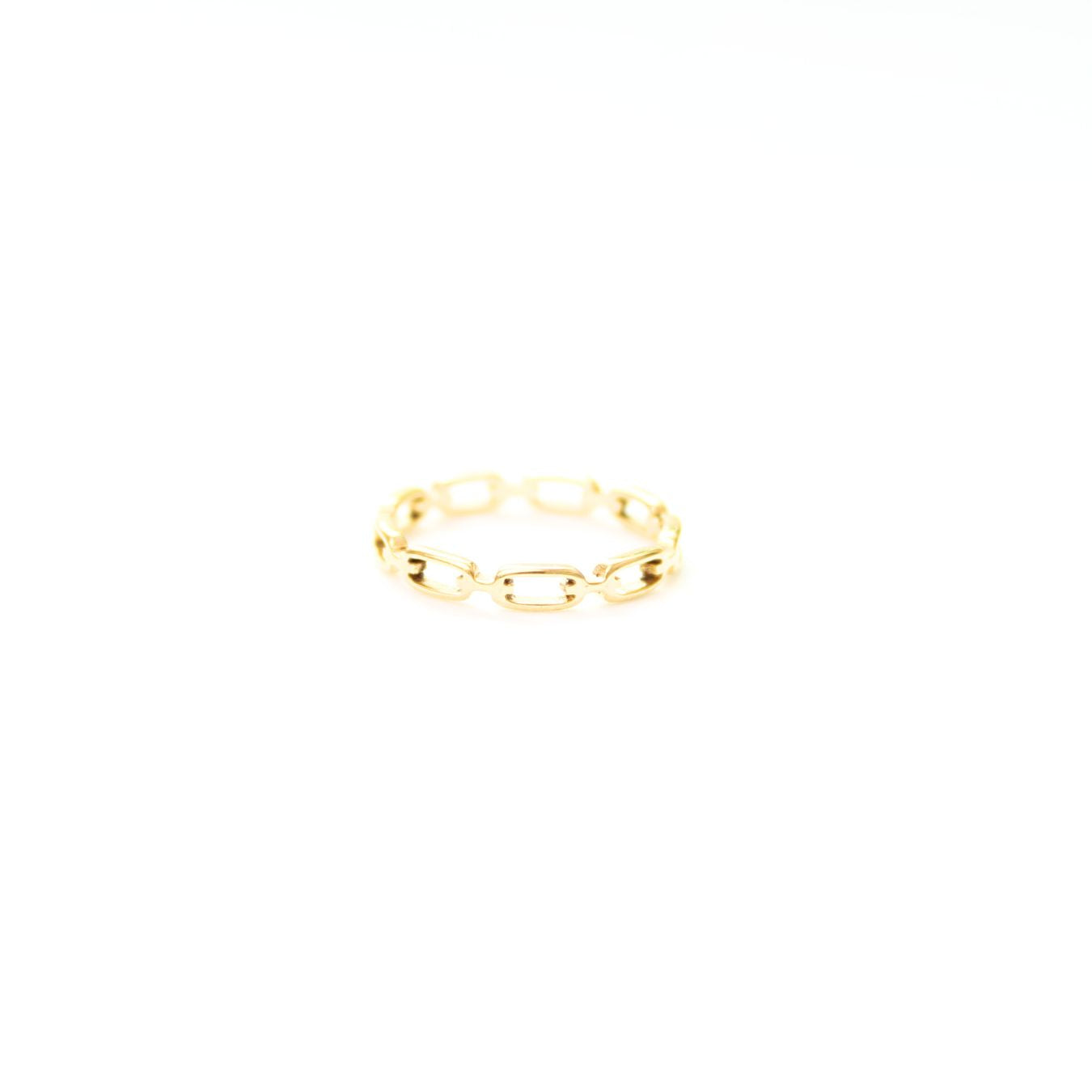 Chain Band Titanium Ring