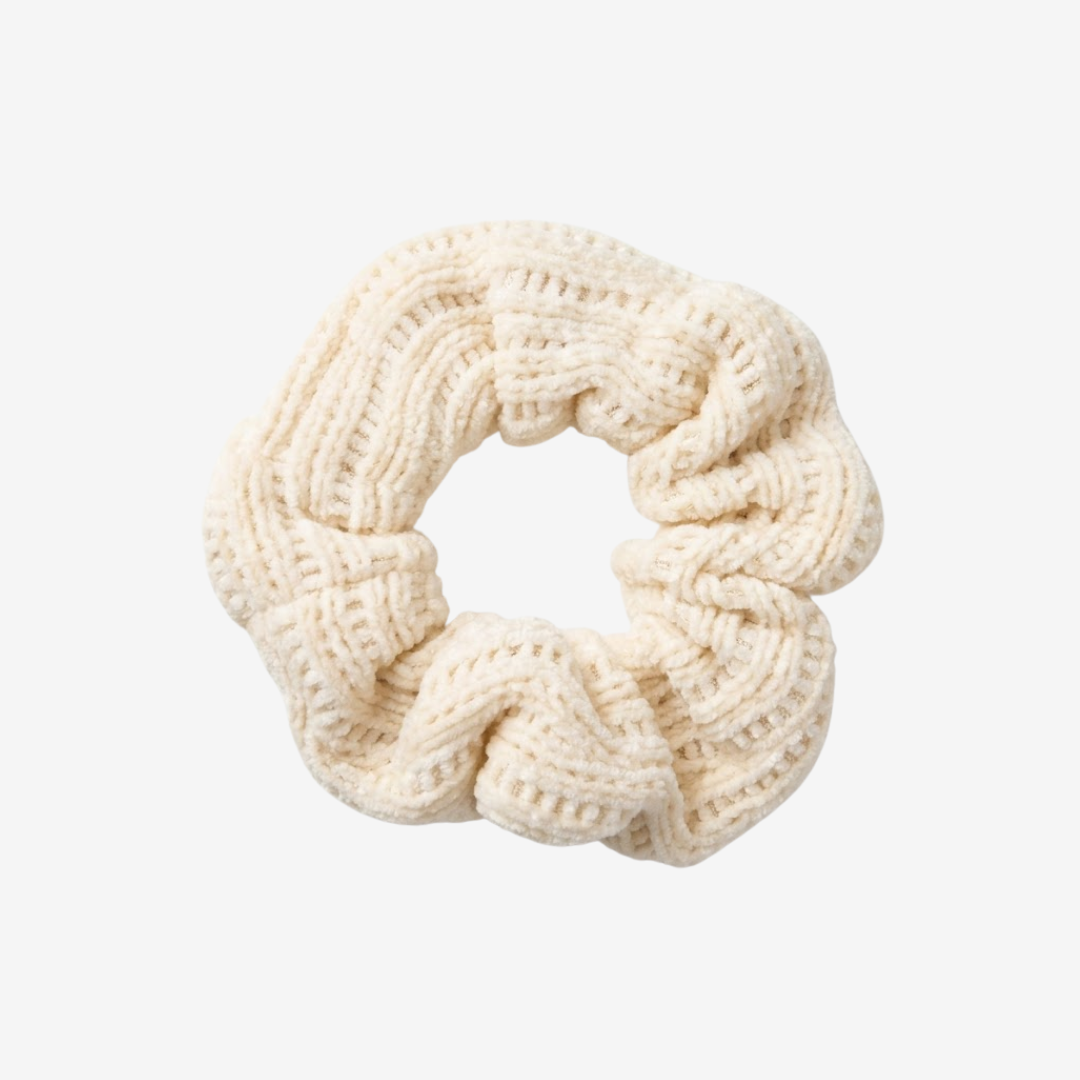 Knitted Ash Rib Scrunchie Hair Accessories