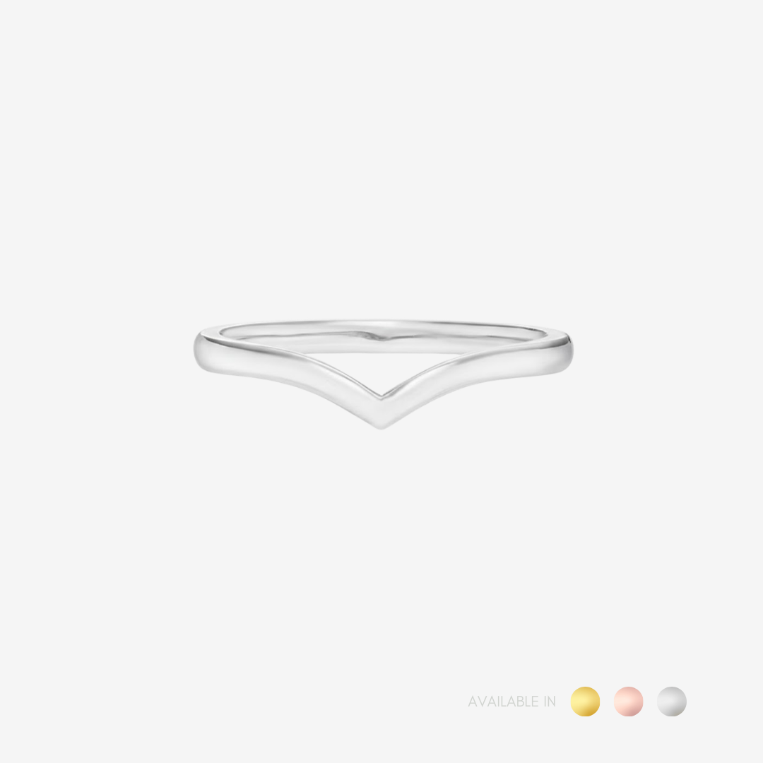 Vanya Gold Titanium Ring