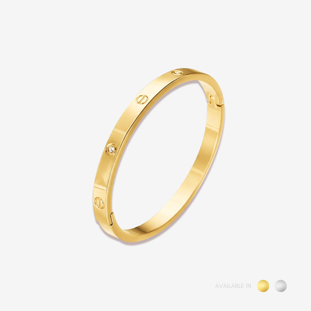 Valene Gold Titanium Bangle