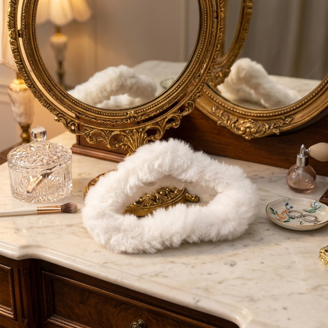 Velvet Cloud Soft Brown Hair Claw Accessories