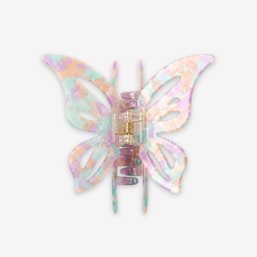 Pearlveil Butterfly White Opaline Hair Clip Accessories