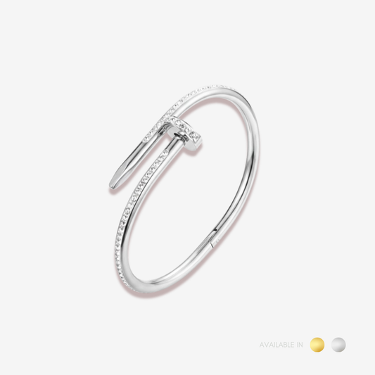 Virelle Silver Titanium Bangle